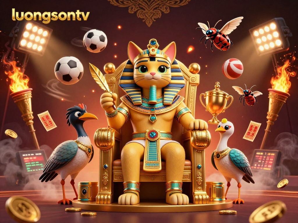 Experience live betting action with luongsontv featuring dynamic sports elements and rich illustrations.